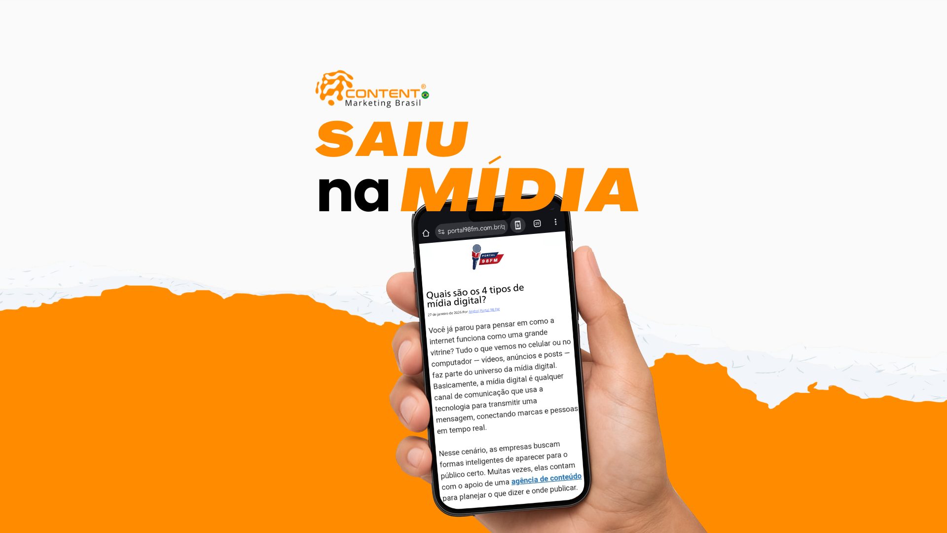 Quais são os 4 tipos de mídia digital?